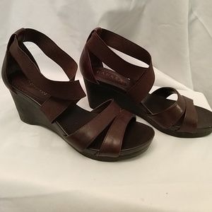 Ralph Lauren strappy wedge sandal